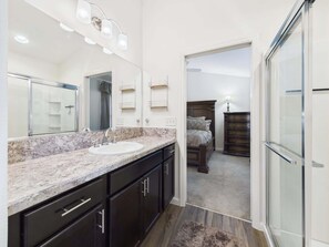 Shower, towels