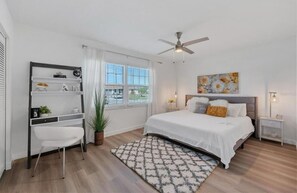 2 bedrooms, iron/ironing board, Internet, bed sheets