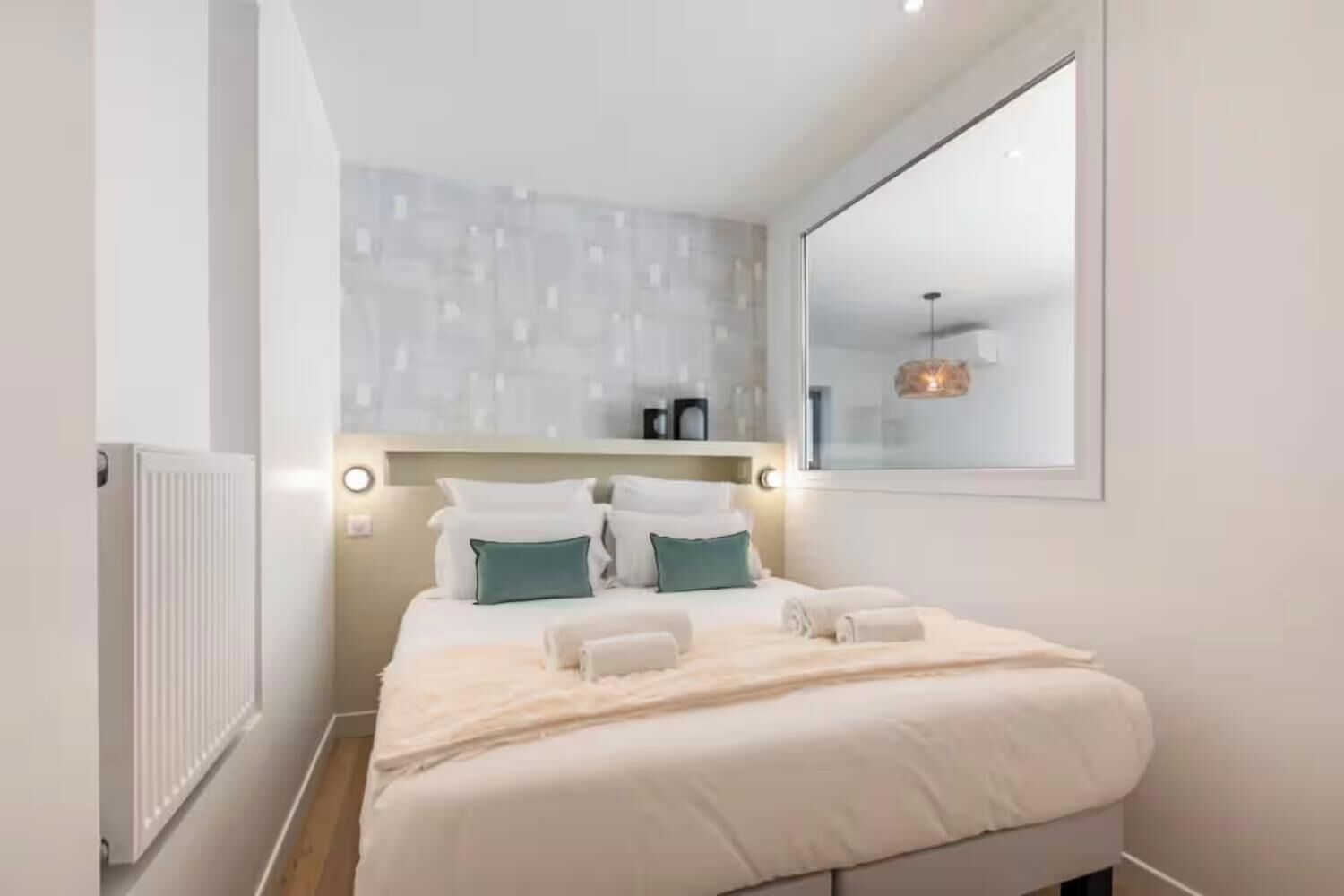 1 غرفة نوم ومكتب ومكواة/لوح كي وواي فاي مجانًا