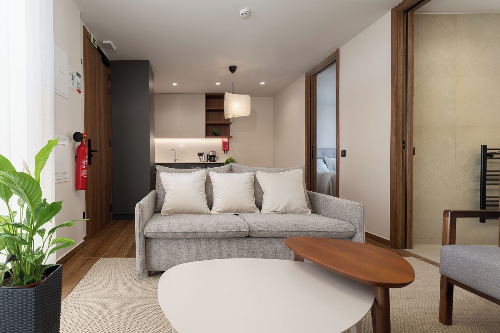 Superior Apartment, Balcony | Living area | 80-cm LED TV with cable channels