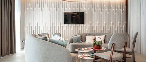Sala de estar en el lobby