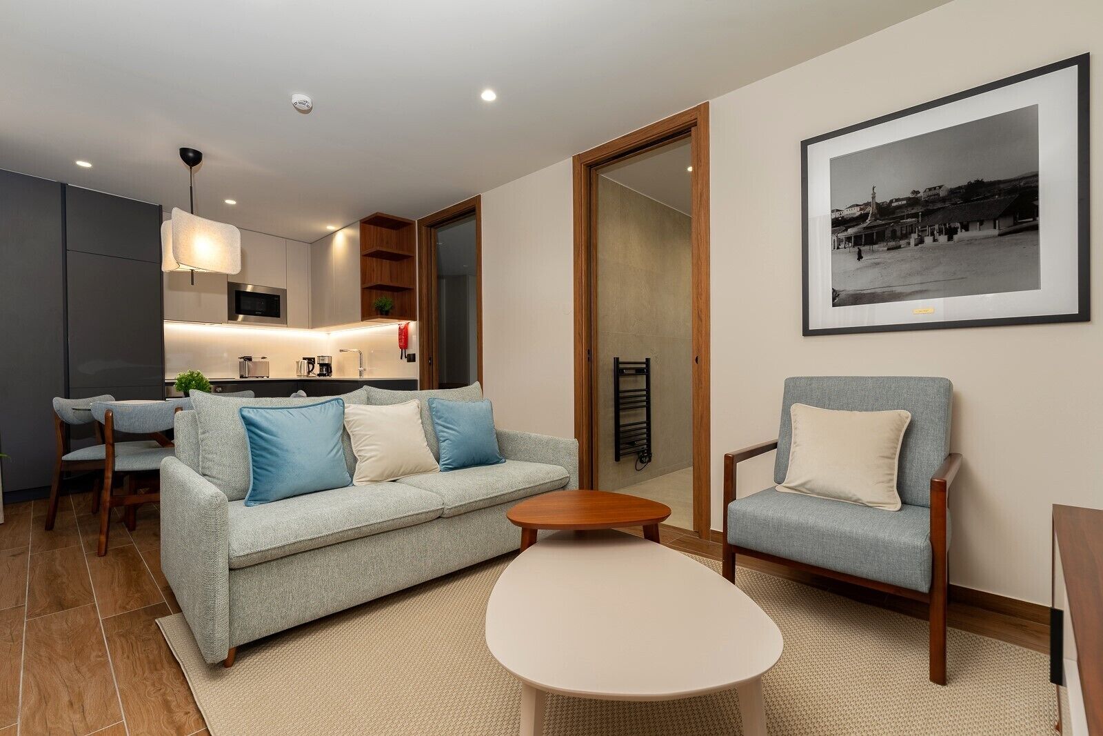 Superior Apartment | Living area | 80-cm LED TV with cable channels