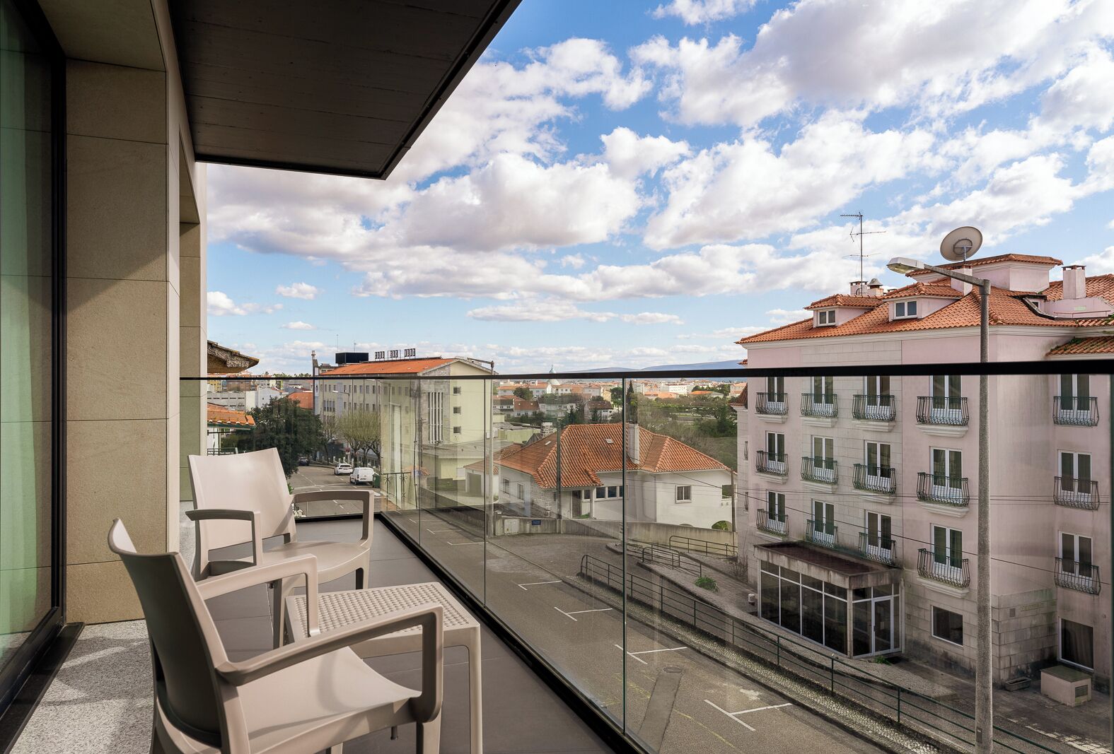 Deluxe Apartment, City View | Terrace/patio