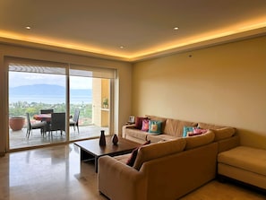 TV, offices - ANANA El Dorado 305 | Lake Chapala Views, Walkable Ribera Location (Ajijic)