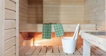Modern 1BR Home with Sauna & Balcony