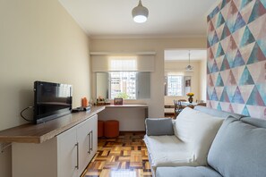 Living area - Apart Great Location Center of Floripa Ely0201 (Florianópolis)