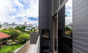 Basic Apartment | Property grounds - Apartment With Barbecue 280m From Ert0210 Beach (Florianópolis)