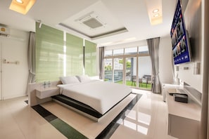 4 habitaciones, escritorio, tabla de planchar con plancha y wifi gratis