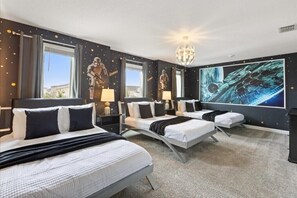 9 dormitorios, tabla de planchar con plancha, wifi y ropa de cama