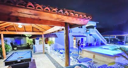 Elegant 10BR Retreat in Cabarete – Whirlpool, Pool, Villa, Studios & Adventure!