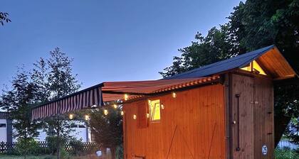 Heated shepherd's cart/construction trailer