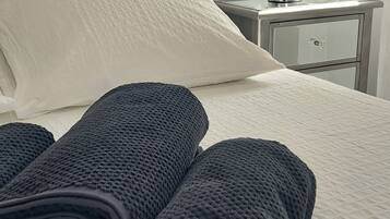 1 間睡房、熨斗/熨衫板、免費 Wi-Fi、床單