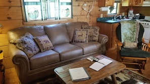 Smart TV, table football - Peaceful Treasure 2/Bed Riverfront Cabin in Franklin NC (Franklin)