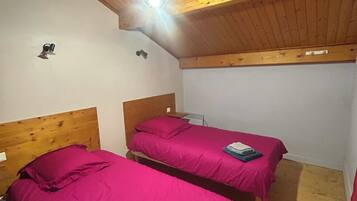 3 chambres, fer et planche à repasser, Wi-Fi, draps fournis