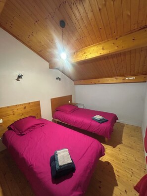 3 slaapkamers, een strijkplank/strijkijzer, wifi, beddengoed