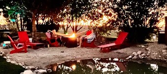 Red Roof Farmhouse • large gathering space • sleeps 27+ • hot tub • treehouse