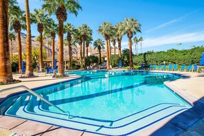 Pool - Keith Haring Inspired 2BD Deauville (Palm Springs)