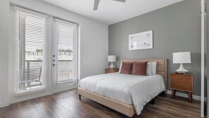 1 Schlafzimmer, Schreibtisch, Bügeleisen/Bügelbrett, WLAN