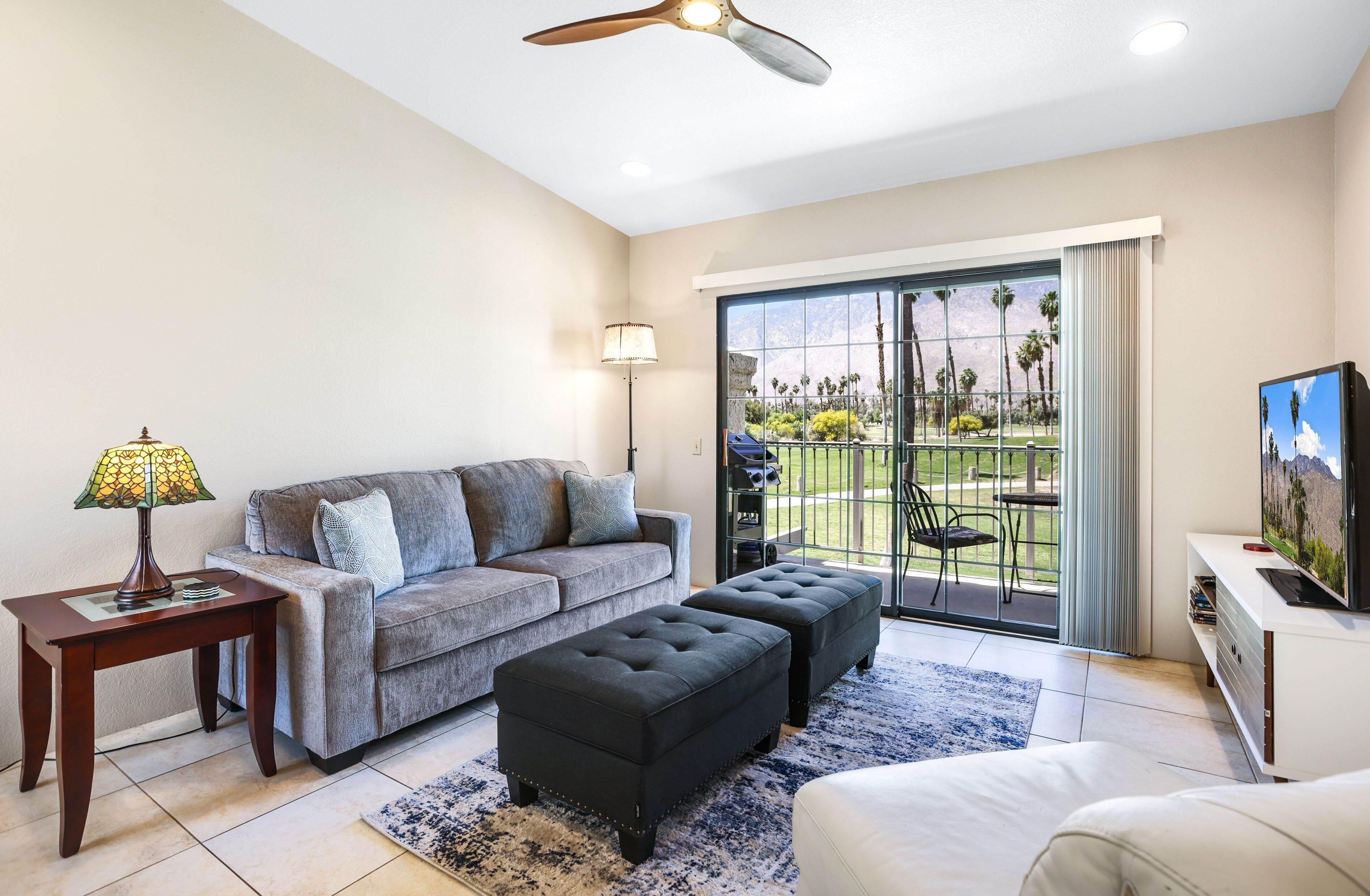 Condo, 1 King Bed, Balcony (Farrell N80) | Living area | 42-inch flat-screen TV with digital channels