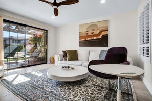 Condo, Multiple Beds, Patio, Garden View (Parocela D27) | Living area - Mesquite Oasis Haven (Palm Springs)