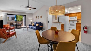 Condo, Multiple Beds, Balcony, Mountain View (Plaza Villas 571) | Interior - Gated Urban Palm Escape (Palm Springs)