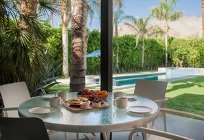 House, Multiple Beds, Pool Access, Mountain View (Riverside) | Outdoor dining - Lost Oasis (Palm Springs)