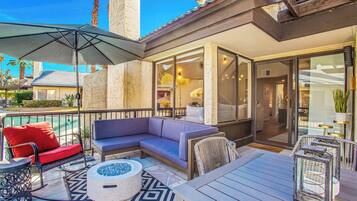 Condo, Berbilang Katil, Patio (Pueblo Vista) | Tempat makan luar