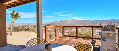Huis, Meerdere bedden, terras, uitzicht op bergen (Oasis) | Buiten dineren