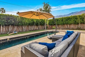 Outdoor pool - Mid-Century Elegance & Fun in Tahquitz River Estates (Palm Springs)