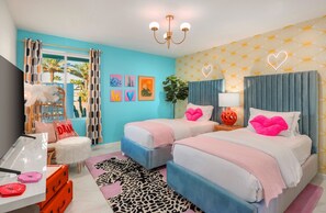 單棟房屋, 多張床, 可使用泳池, 泳池景 (Via Escuela) | 3 間睡房、獨特設計、獨特裝修、床單