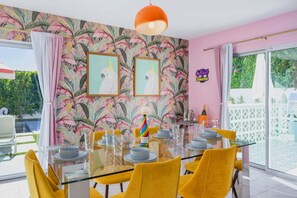 House, Multiple Beds, Pool Access, Pool View (Via Escuela) | Dining - Caliente Oasis (Palm Springs)
