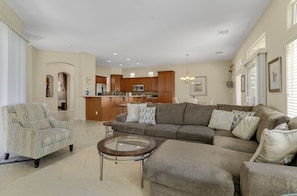 House, Multiple Beds, Patio, Garden View (Alda) | Living area
