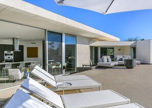 Huis, Meerdere bedden, toegang tot zwembad, uitzicht op bergen (Cardillo) | Buiten dineren