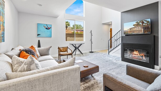Villa, flere senger, spabadekar, hageutsikt (Caballeros 12) | Oppholdsområde