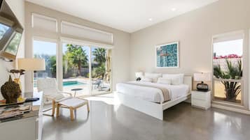 Casa, varias camas, acceso a la alberca, vista a la montaña (Lucent) | Decoración personalizada, muebles diferentes y ropa de cama