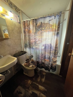 Towels, soap, toilet paper