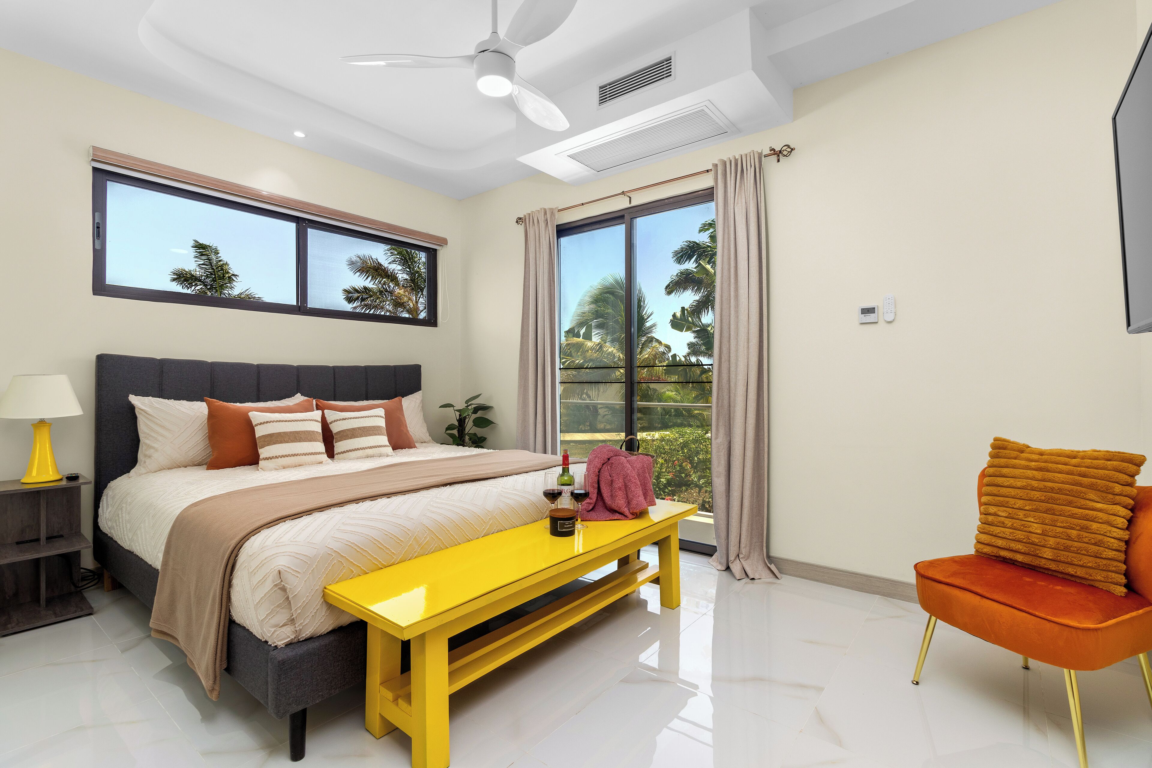 Departamento, 1 habitación, cocina, vista a la alberca | Tabla de planchar con plancha y wifi gratis 