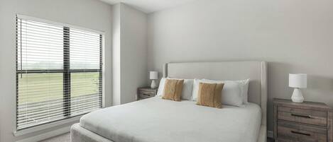 1 غرفة نوم ومكتب ومكواة/لوح كي وواي فاي