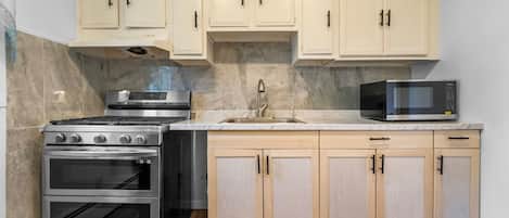 Microwave, oven, stovetop