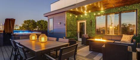 Façade de l’hébergement