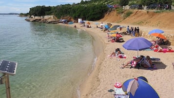 En la playa