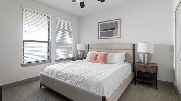 1 bedroom, desk, iron/ironing board, WiFi