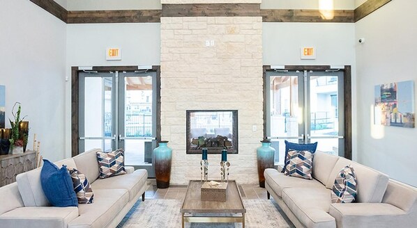 Lobby - Landing | Chic 1BD, Pool, Courtyard (Manor)