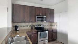 Fridge, dining tables