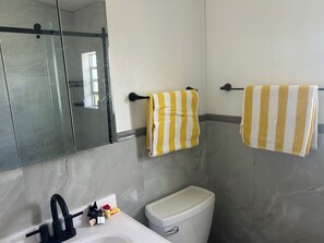 Hair dryer, toilet paper