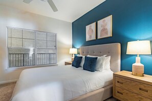 1 soveværelse, skrivebord, strygejern/strygebræt, Wi-Fi