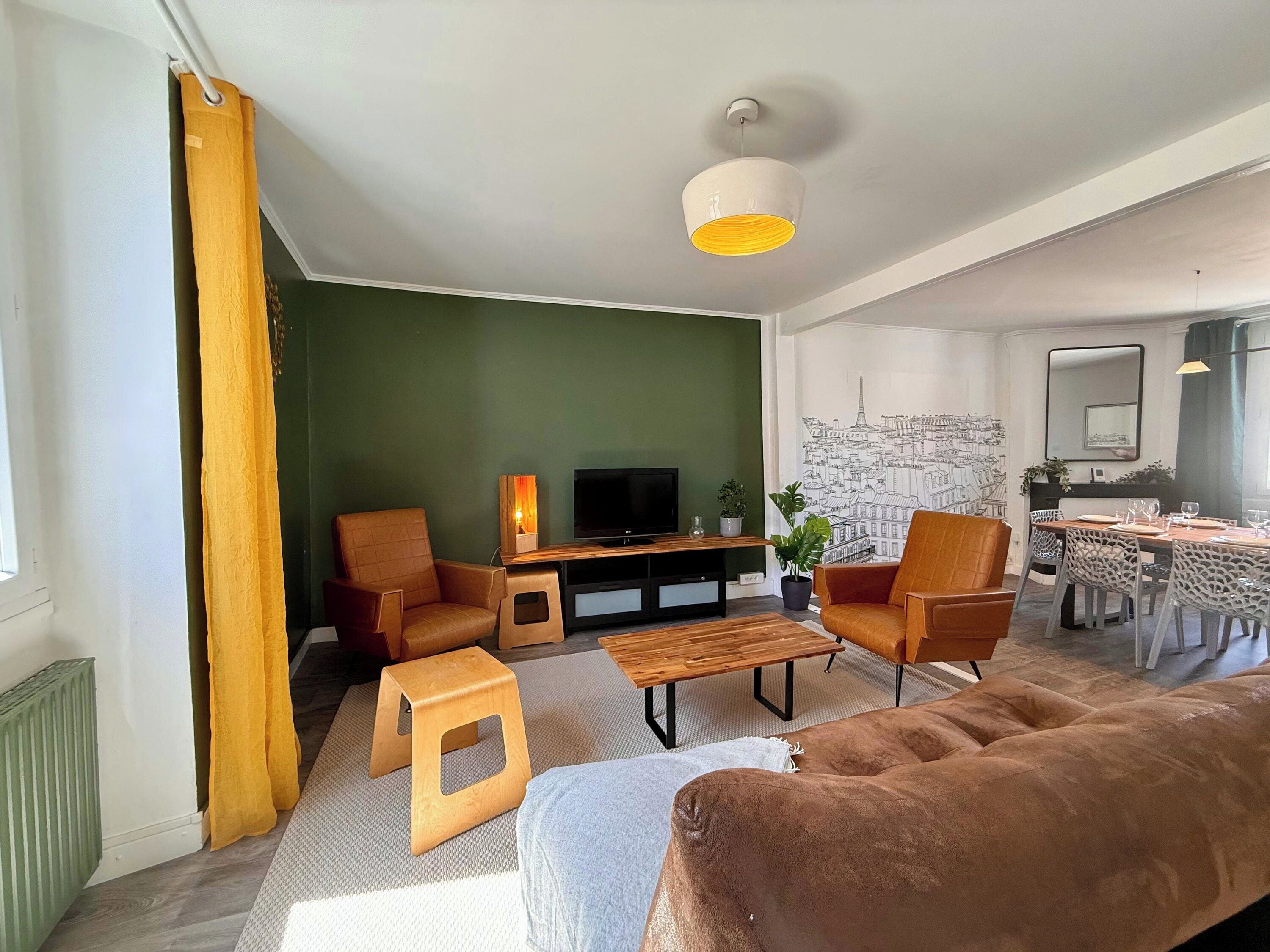 TV connectée, cheminée