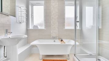 Towels, soap, toilet paper