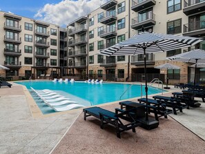 Pool - Landing | Amazing 1BD, Courtyard, Gym (Houston)