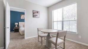 Dining - Landing | Modern 2BD, Gym, Pool (Houston)